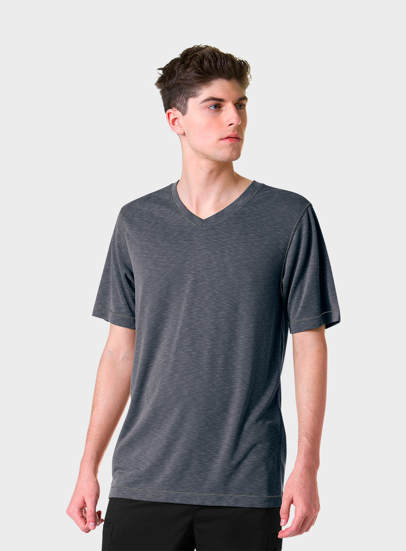 LloydRValdivia Men's 100% Cotton Short Sleeve T-Shirt - Round Neck Basic Top, Machine Washable