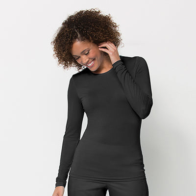 Maevn Knit 6709 COOLMAX Long Sleeve Under Scrub Tee